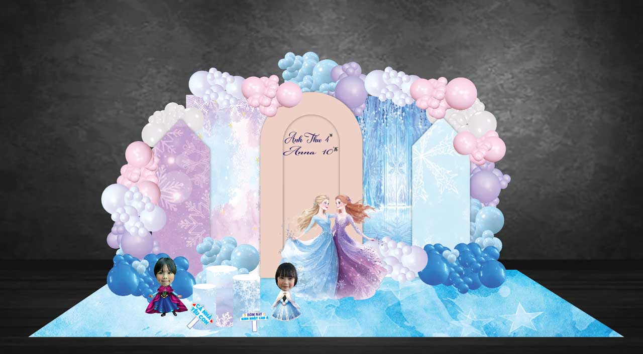 trang-tri-sinh-nhat-elsa-anna