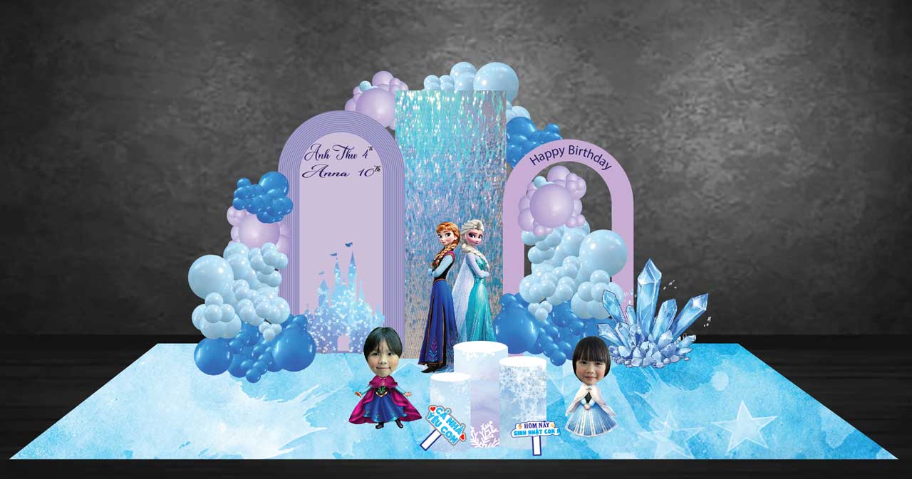 trang-tri-sinh-nhat-elsa-anna