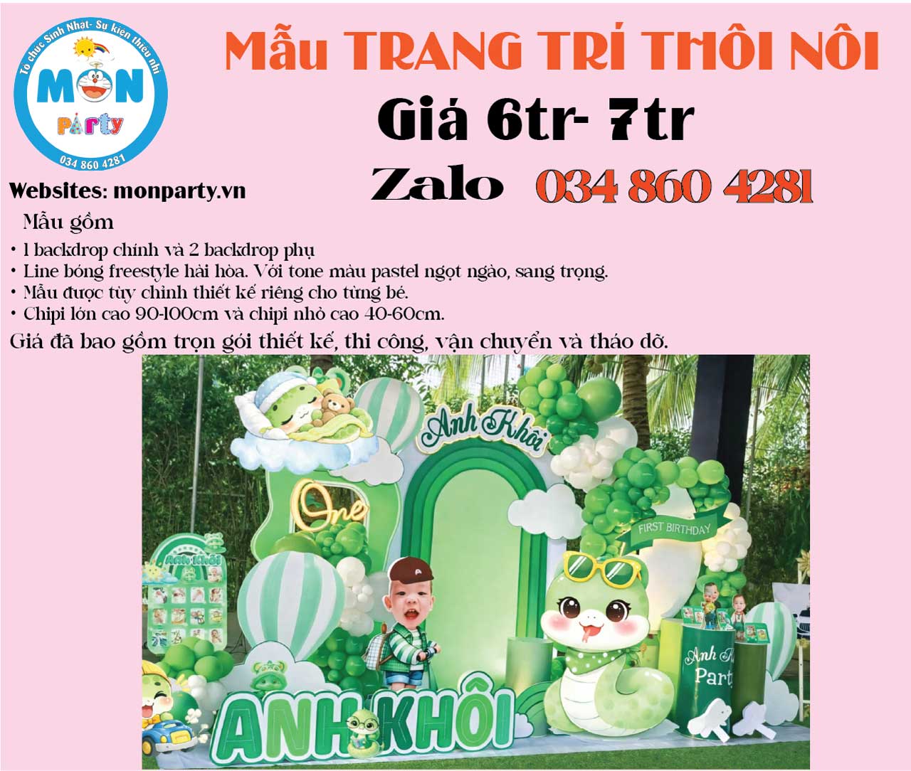 trang-tri-thoi-noi-be-tone-xanh-la