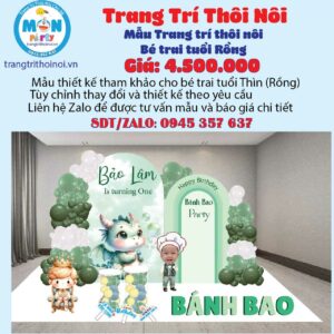 trang-tri-thoi-noi-be-trai-tuoi-rong-tone-xanh-la