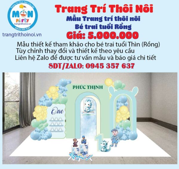 trang-tri-thoi-noi-be-trai-tuoi-rong-tone-xanh-mint